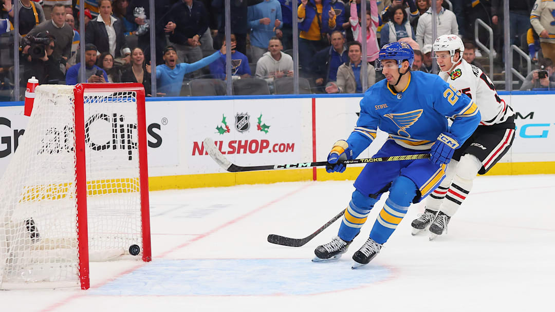 Chicago Blackhawks v St Louis Blues Empty Net Goal