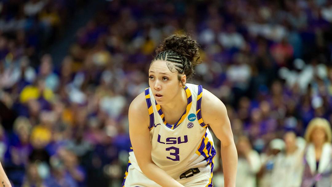 Bella Hines 3, LSU Tigers Women’s Basketball take on Texas Tech in the 2026 NCAA Div I Women’s Basketball Championship at the Pete Maravich Assembly Center in Baton Rouge, LA. 
 Sunday, March 22, 2026.