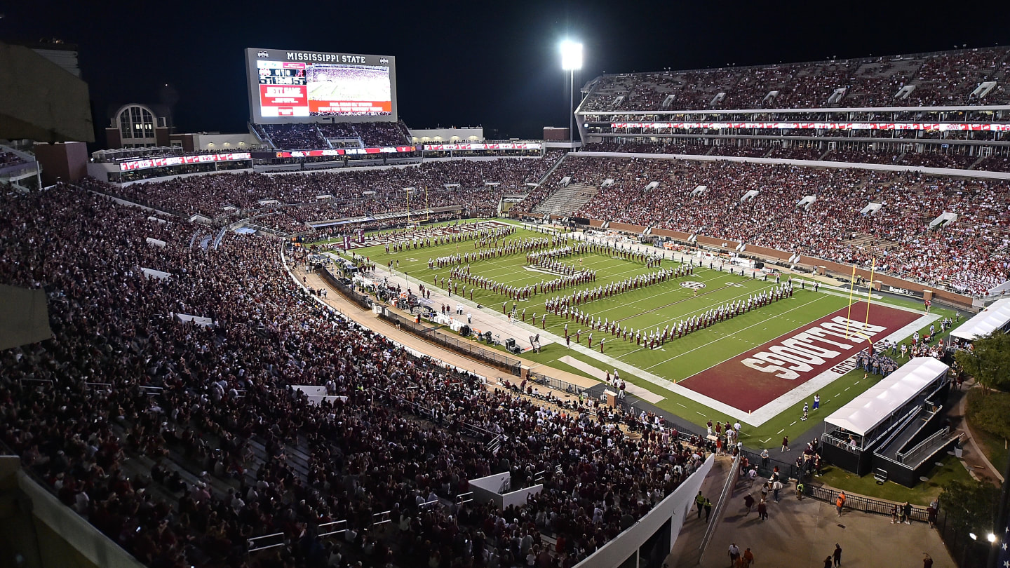 What sponsors could Mississippi State football display on Davis Wade Stadium’s turf?