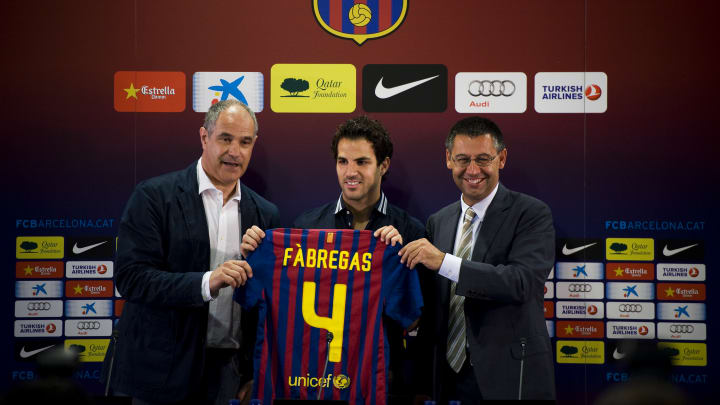 Andoni Zubizarreta, Cesc Fabregas, Josep Maria Bartomeu