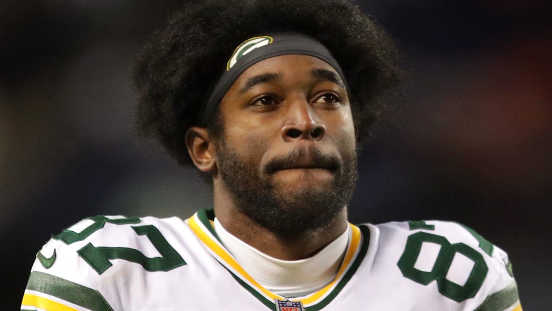 Green Bay Packers wide receiver Romeo Doubs Green Bay Packers wide receiver Romeo Doubs