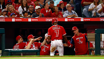 Texas Rangers v Los Angeles Angels
