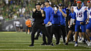 Boise State Broncos head coach Spencer Danielson.