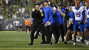 Boise State Broncos head coach Spencer Danielson.