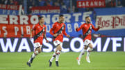 Na estreia de Suárez, o Dragão saiu em vantagem nos gramados uruguaios 