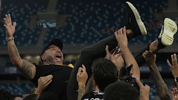 O treinador argentino já conquistou dois títulos comandando o Galo