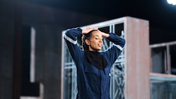 “Liberty and Justice for All” – Players take on one of hosts TJ Lavin’s favorite challenges, trivia, while hanging over the ledge of a 30-story building, on MTV presents THE CHALLENGE: USA, Wednesday, July 27 (9:00-10:00 PM, ET/PT) on the CBS Television Network, and available to stream live and on demand on Paramount+*. TJ Lavin is the host. Pictured: Shan Smith. Photo by Laura Barisonzi, courtesy of Paramount ©2022 Paramount, All Rights Reserved.