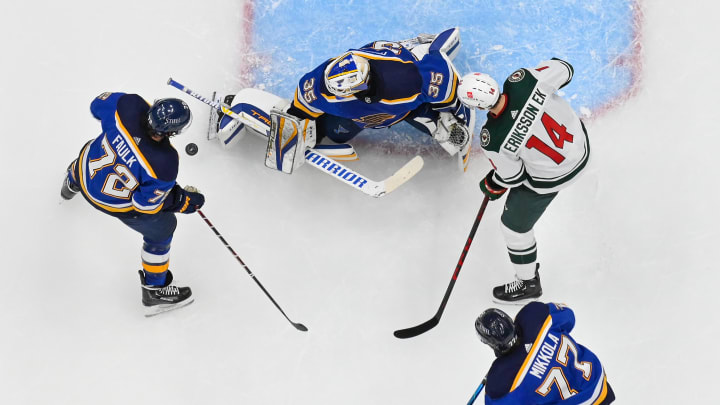 The Wild and Blues will play in Game 4 on Sunday afternoon.