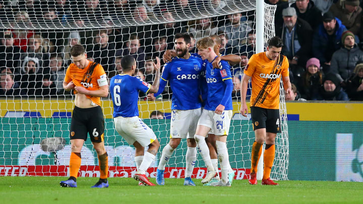 Everton made hard work of their third round FA Cup tie with Championship side Hull City, needing extra time to advance