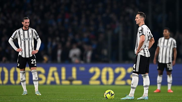 La delusione della Juventus La delusione della Juventus