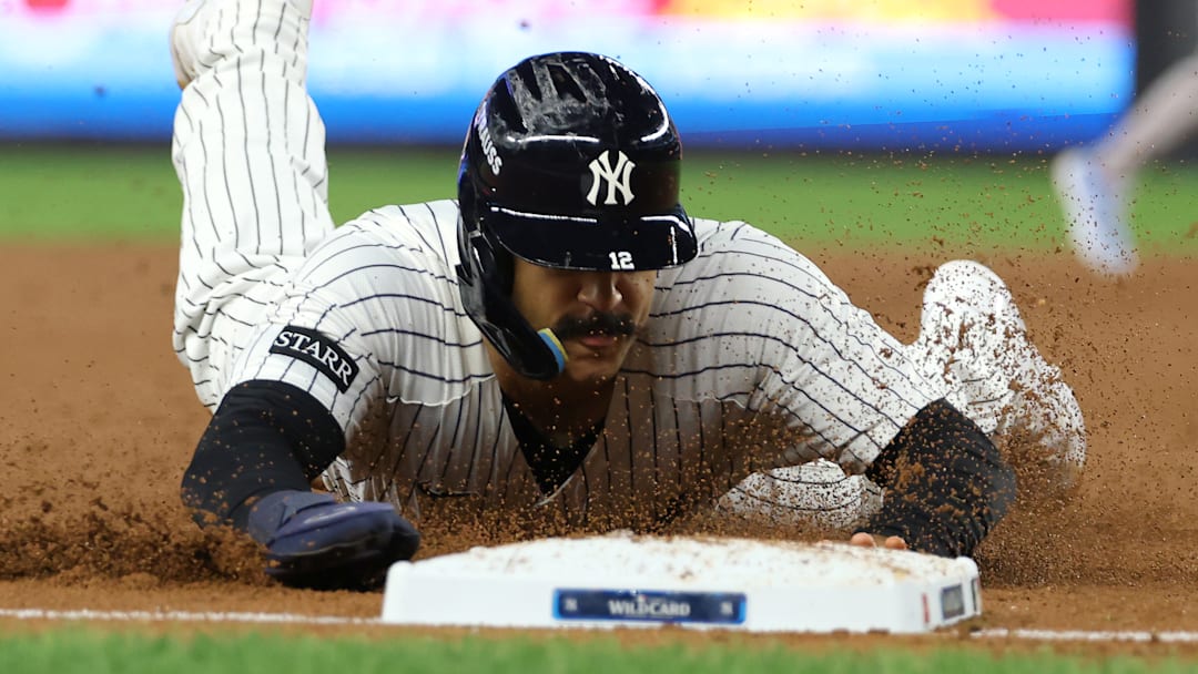 New York Yankees outfielder Trent Grisham