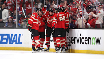 Colorado Avalanche star Nathan MacKinnon got a huge goal to open the scoring for Team Canada at the 4 Nations Face-Off final.