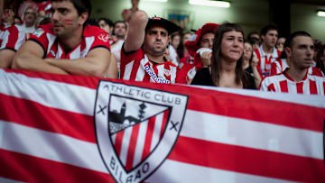 Fans of Athletic Bilbao Watching the Europa League Final