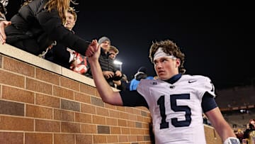 Penn State Nittany Lions quarterback Drew Allar (15)