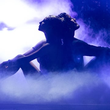 Alix Earle and Val Chmerkovskiy