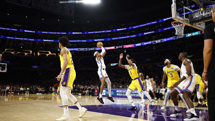 Oklahoma City Thunder v Los Angeles Lakers