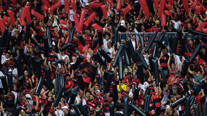 Torcida do Flamengo no Maracanã. 