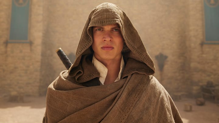 Rand al'Thor played by Josha Stradowski in The Wheel of Time season 2. Image: Prime Video.