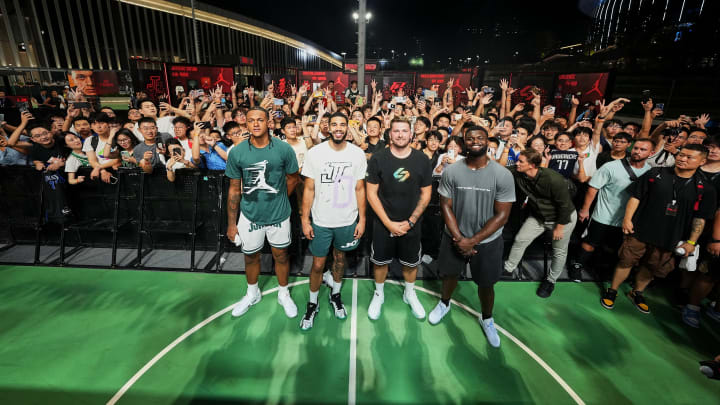 NBA All-Stars have embarked on a historic tour of China.