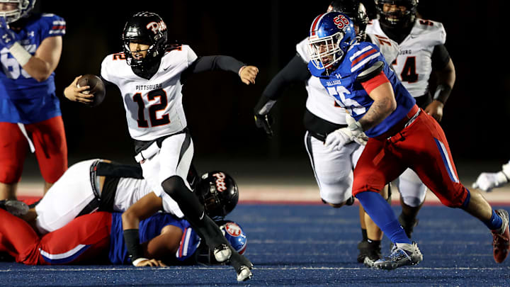 Pittsburg senior Marley Alcantara isn't just nimble on his feet, as shown in last year's CIF Northern California Division 1-AAA 28-25 loss at Folsom, but he has a big, accurate arm which had led to a pair of Pirates' wins and No. 7 state ranking heading into Friday's home game with Riordan. 