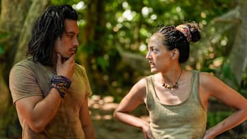 “He’s All That” – The classic SURVIVOR auction is back with a twist! One castaway bites into a little more than food, which leads to a game-changing opportunity. Then, another wild tribal council results in the first member of the jury, on SURVIVOR, Wednesday, Nov. 6 (8:00-9:30 PM, ET/PT) on the CBS Television Network, and available to stream on Paramount+ (live and on-demand for Paramount+ with SHOWTIME subscribers, or on-demand for Paramount+ Essential subscribers the day after the episode