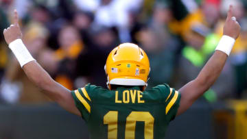 Green Bay Packers quarterback Jordan Love has 220 million reasons to celebrate.