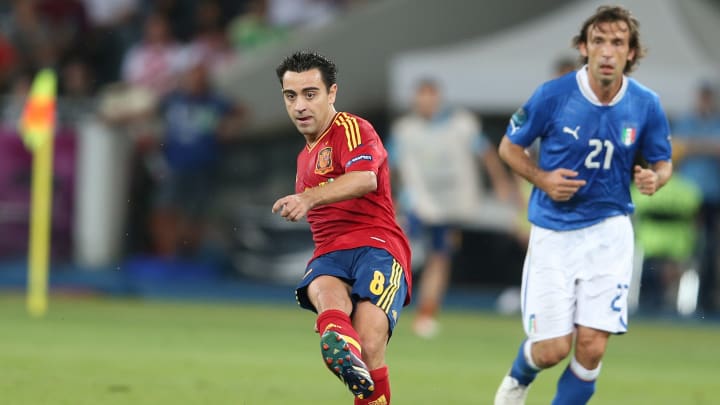 Xavi Hernandez, Andrea Pirlo