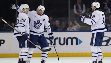 The Toronto Maple Leafs won a game they should have in convincing fashion, landing them with a share of the Atlantic Division lead.