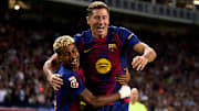 Yamal et Lewandowski - FC Barcelone