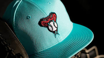 Arizona Diamondbacks spring training cap at Salt River Fields at Talking Stick near Scottsdale on Feb. 20, 2024.