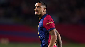 Raphinha terminó el partido entre el FC Barcelona y Real Betis con mucha bronca 