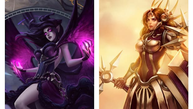League of Legends Leona and Morgana