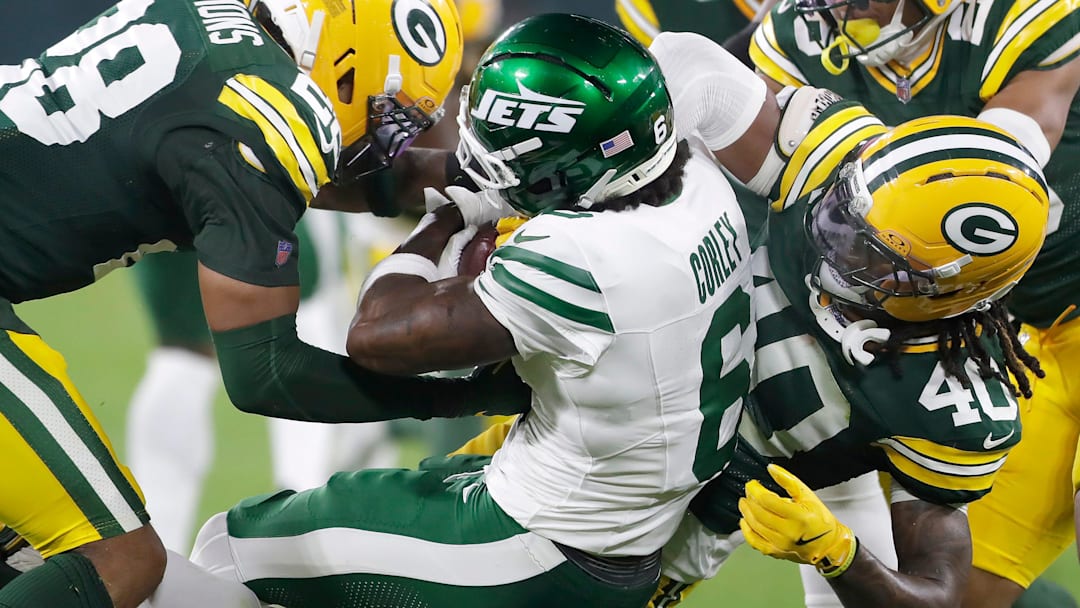 NY Jets wide receiver Malachi Corley 