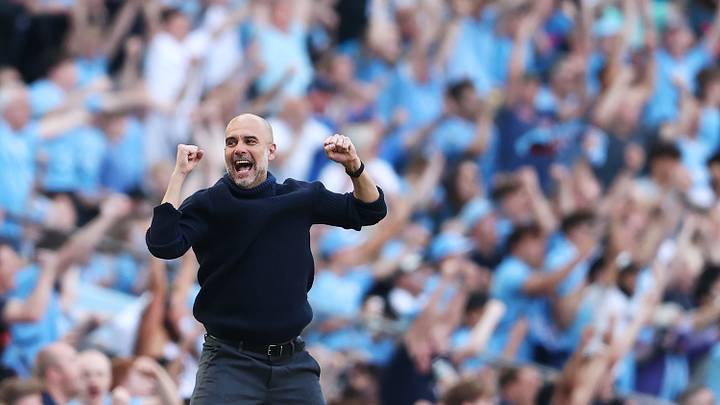 Pep Guardiola celebró 20 títulos con el Manchester City.