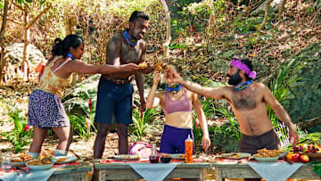 “My Enemies Are Plottin’” – The reward challenge is good enough to sing for when Jeff announces what is on the line for the winners. A rice negotiation with Jeff is completed in almost record time. Then, at tribal it’s a toss-up when two players on the bottom begin to target each other, on SURVIVOR, Wednesday, April 30 (8:00-9:30 PM, ET/PT) on the CBS Television Network, and available to stream on Paramount+ (live and on demand for Paramount+ with SHOWTIME subscribers, or on demand for