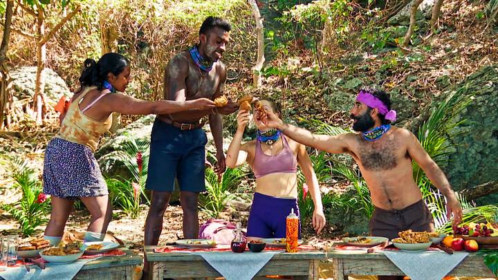 “My Enemies Are Plottin’” – The reward challenge is good enough to sing for when Jeff announces what is on the line for the winners. A rice negotiation with Jeff is completed in almost record time. Then, at tribal it’s a toss-up when two players on the bottom begin to target each other, on SURVIVOR, Wednesday, April 30 (8:00-9:30 PM, ET/PT) on the CBS Television Network, and available to stream on Paramount+ (live and on demand for Paramount+ with SHOWTIME subscribers, or on demand for