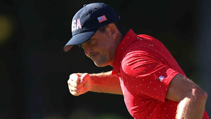 Keegan Bradley secured the winning point for the U.S. on Sunday at Royal Montreal.