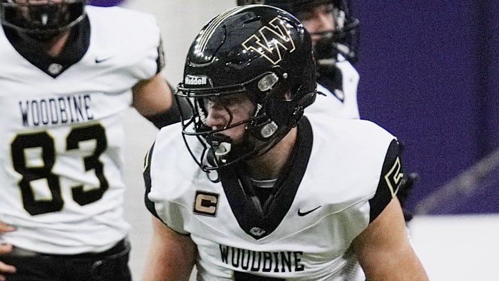 Woodbine wide receiver Landon Blum (5)