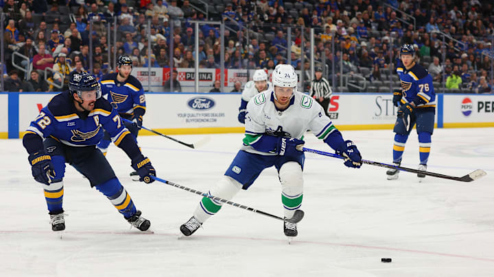 Vancouver Canucks v St Louis Blues
