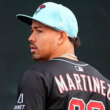 Arizona Diamondbacks pitcher Justin Martinez during spring training workouts at Salt River Fields at Talking Stick on Feb. 14, 2025, in Scottsdale.