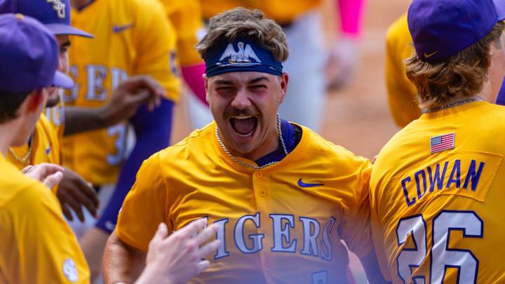 Jake Brown 7, LSU Tigers take on the Tennessee Vols. Sunday, April 27, 2025. Jake Brown 7, LSU Tigers take on the Tennessee Vols. Sunday, April 27, 2025.