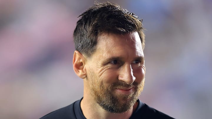 Lionel Messi lors de Porto Rico - Argentine. Lionel Messi lors de Porto Rico - Argentine.
