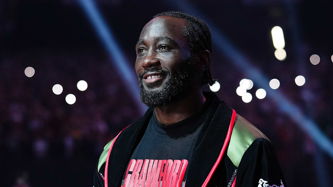 Terence Crawford walks to the ring prior to his Sept. 2025 fight against Canelo Alvarez. Terence Crawford walks to the ring prior to his Sept. 2025 fight against Canelo Alvarez.