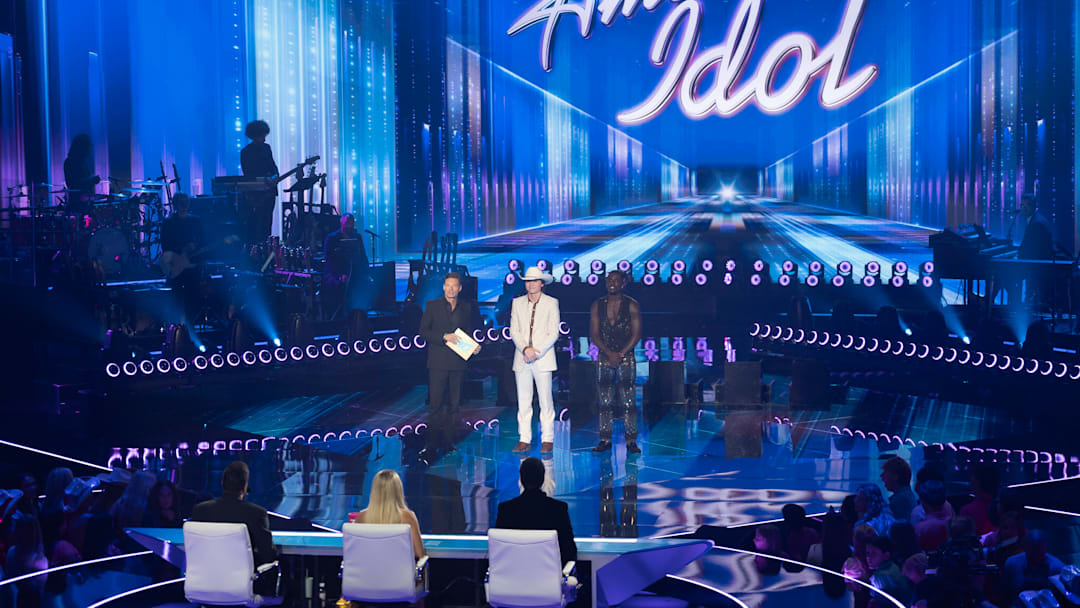 AMERICAN IDOL: Ò819 (Grand Finale)Ó - ItÕs the grand finale! The Top 3 give their final performances in a star-studded night with music legends and top stars. Then, this yearÕs ÒAmerican IdolÓ winner is revealed live. SUNDAY, MAY 18 (8:00-11:00 p.m. EDT) on ABC. (Disney/Christopher Willard)
RYAN SEACREST, JOHN FOSTER, JAMAL ROBERTS