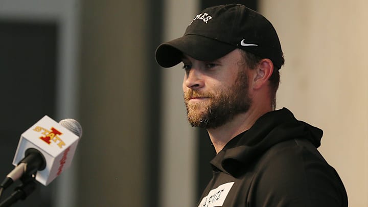 Iowa State offensive coordinator Taylor Mouser