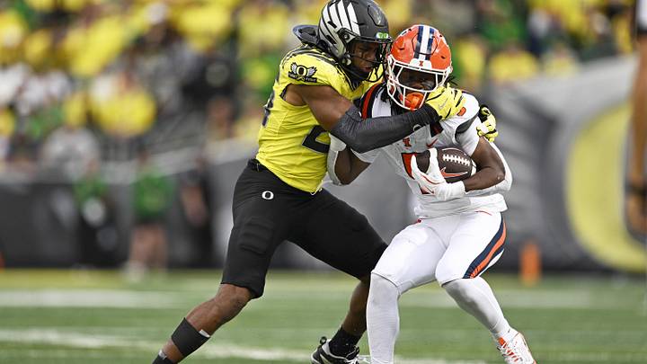 Former Nebraska state 100 meter champion Devon Jackson moves into his junior year for the Ducks, slated for a starting role at inside linebacker alongside senior Bryce Boettcher.