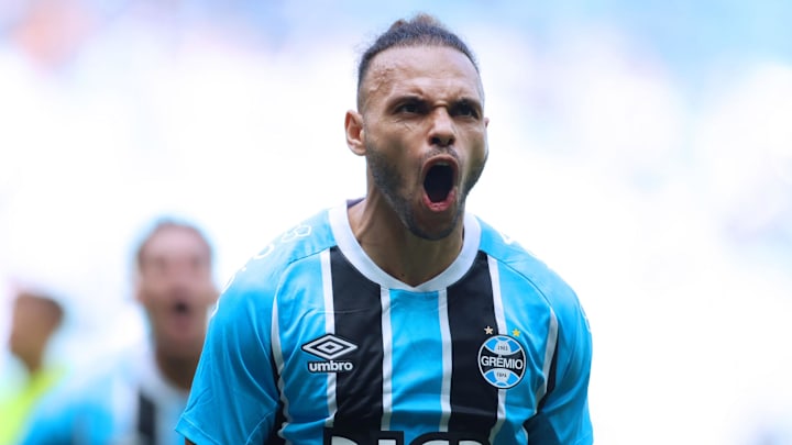 Martin Braithwaite voltou a marcar após quase um mês no Grêmio Martin Braithwaite voltou a marcar após quase um mês no Grêmio
