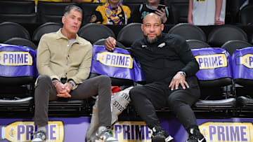 Celebrities At The Los Angeles Lakers Game