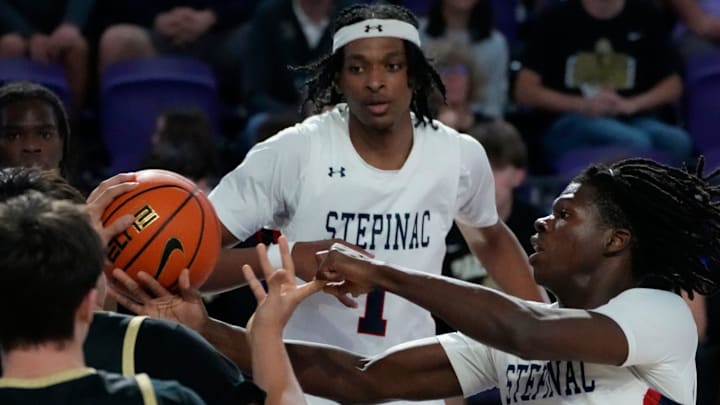 Archbishop Stepinac competes in the City of Palms Classic Basketball Championship on Dec. 23, 2025. The Crusaders are at the top of the first New York high school boys basketball rankings of the 2025-26 season.
