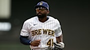 Jackie Bradley Jr. jugó 134 partidos con los Cerveceros en 2021 